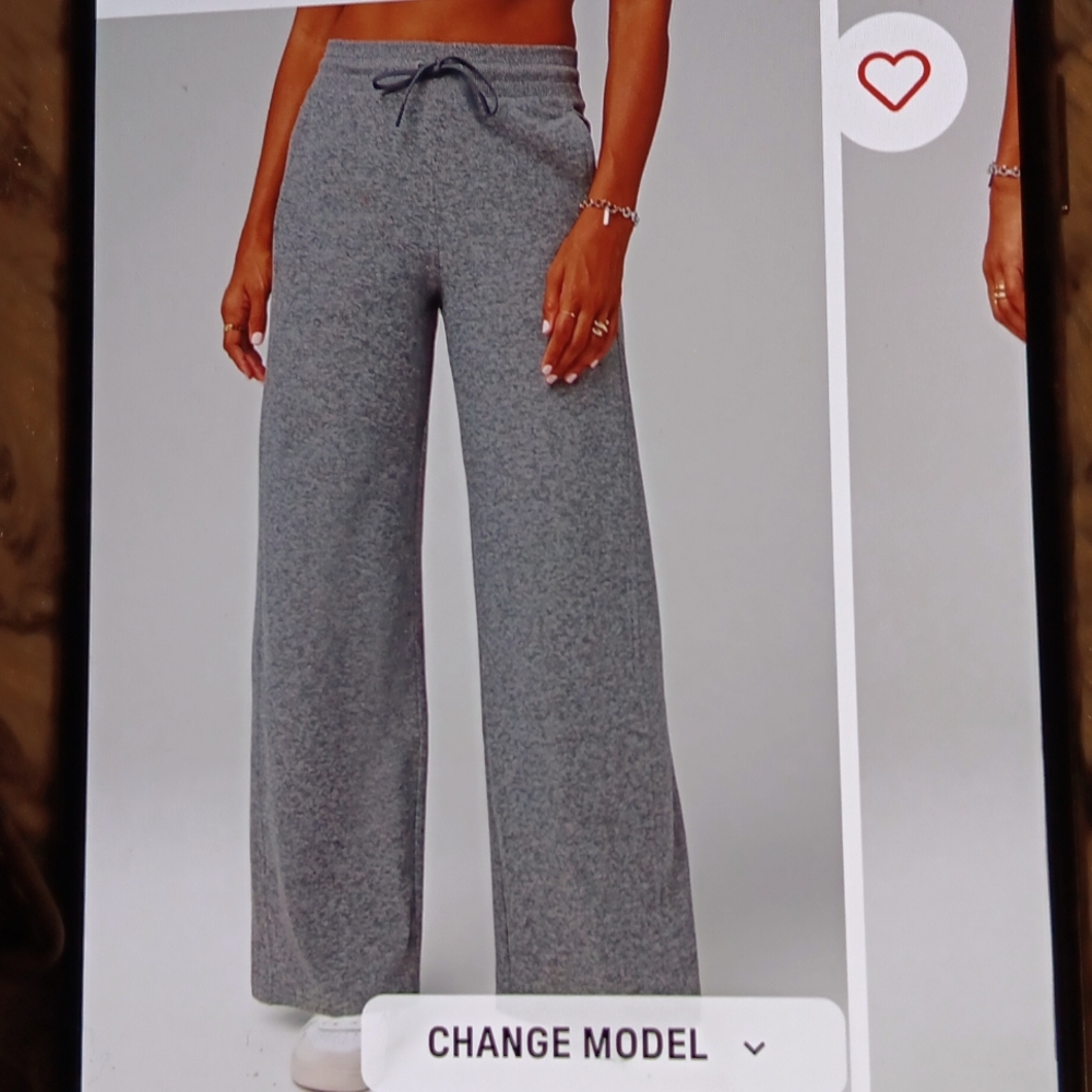 NWT Fabletics Cloud Jersey Wide Leg Pant